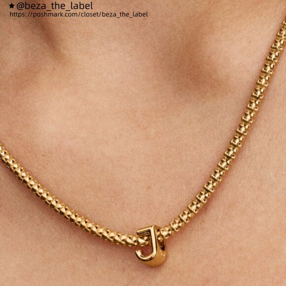 Pandora Letter J Alphabet Mini Charm|Pendant - Picture 2 of 2